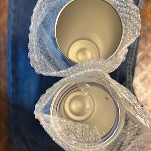 Silver Fiber Art Canisters